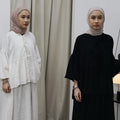 Oversized Ribbon Peplum Set (CG LABEL RAYA)