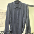 Dart Signature Shirt (By thecglabel - Linen Stripes Woven Material)