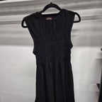 Smock Sleeveless Dress (THECGLABEL - Checkered Linen Material)