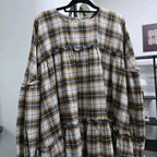 Santorini Ruffles Blouse (CGLABEL - Flannel)