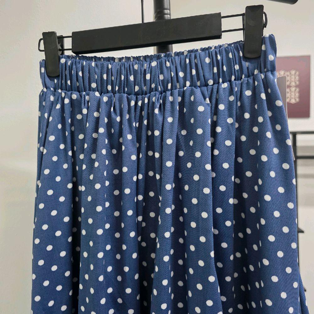Polka Denim Skirt (CG Curated Series)