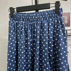 Polka Denim Skirt (CG Curated Series)