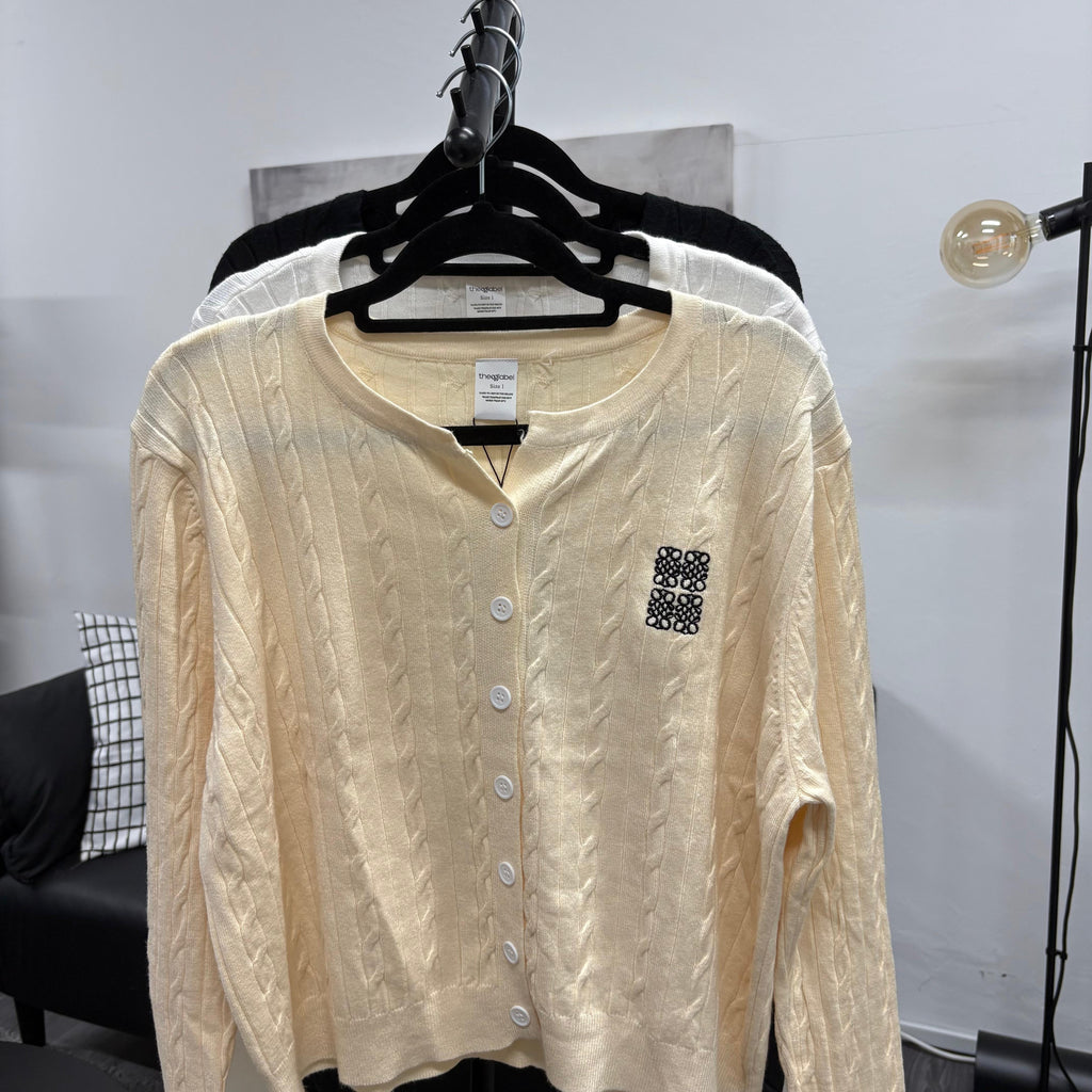 GG Cardigan (By thecglabel - Soft Cable Knit)
