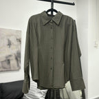 Dart Signature Shirt (By thecglabel - Linen Stripes Woven Material)