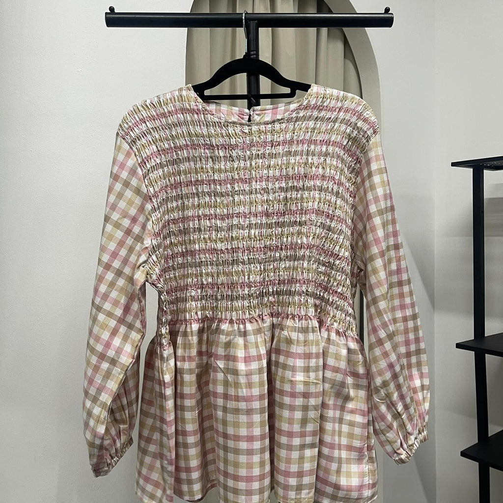Noura Checks Top (CG Curated Series)