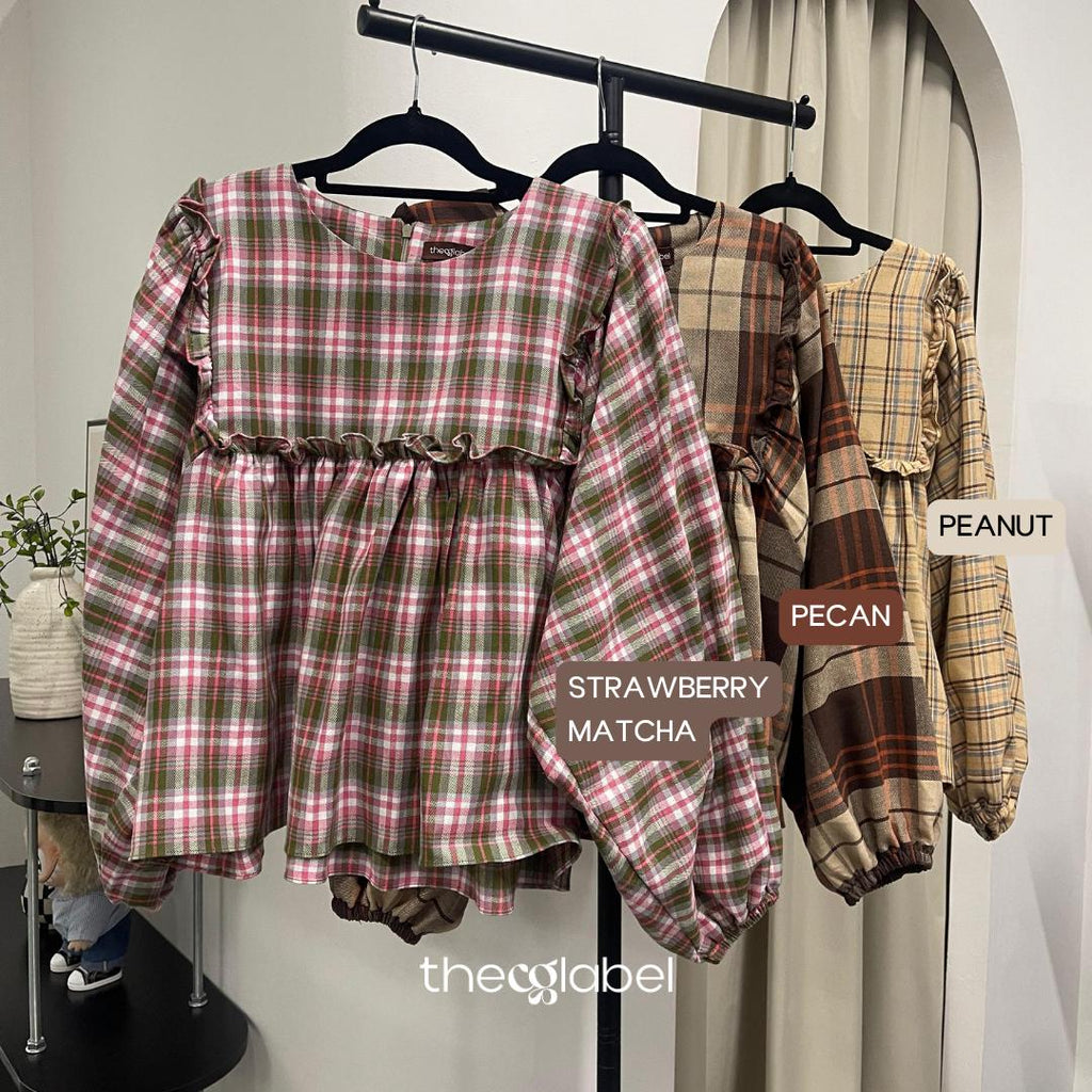 Serina Cropped Blouse (CGLABEL - Flannel)
