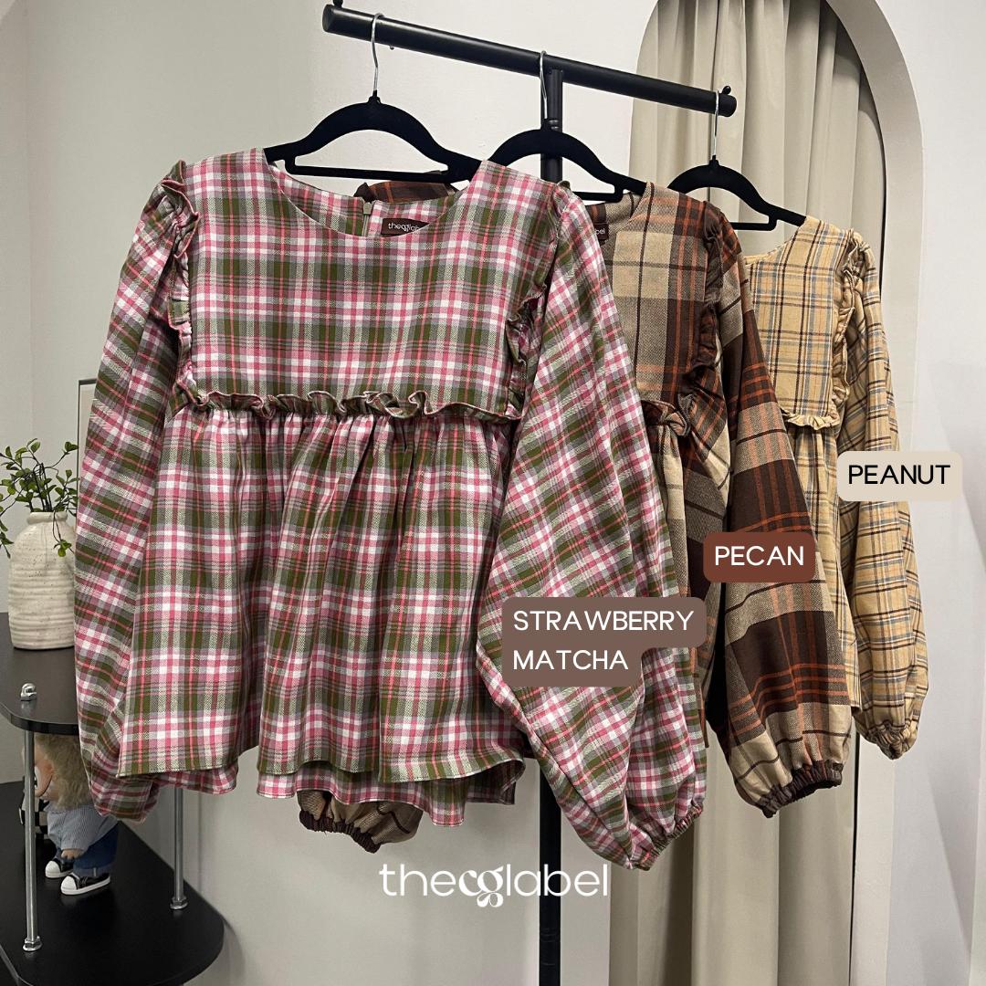 Serina Cropped Blouse (CGLABEL - Flannel)