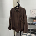 Boxy Shirt V.1 (by thecglabel - Stripes Linen Woven Material)