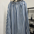 Stripe Denim Skirt (Curated Series)
