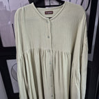Mum Button Dress (CGLABEL - Foam)