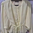 Elena Blouse - Salt Linen