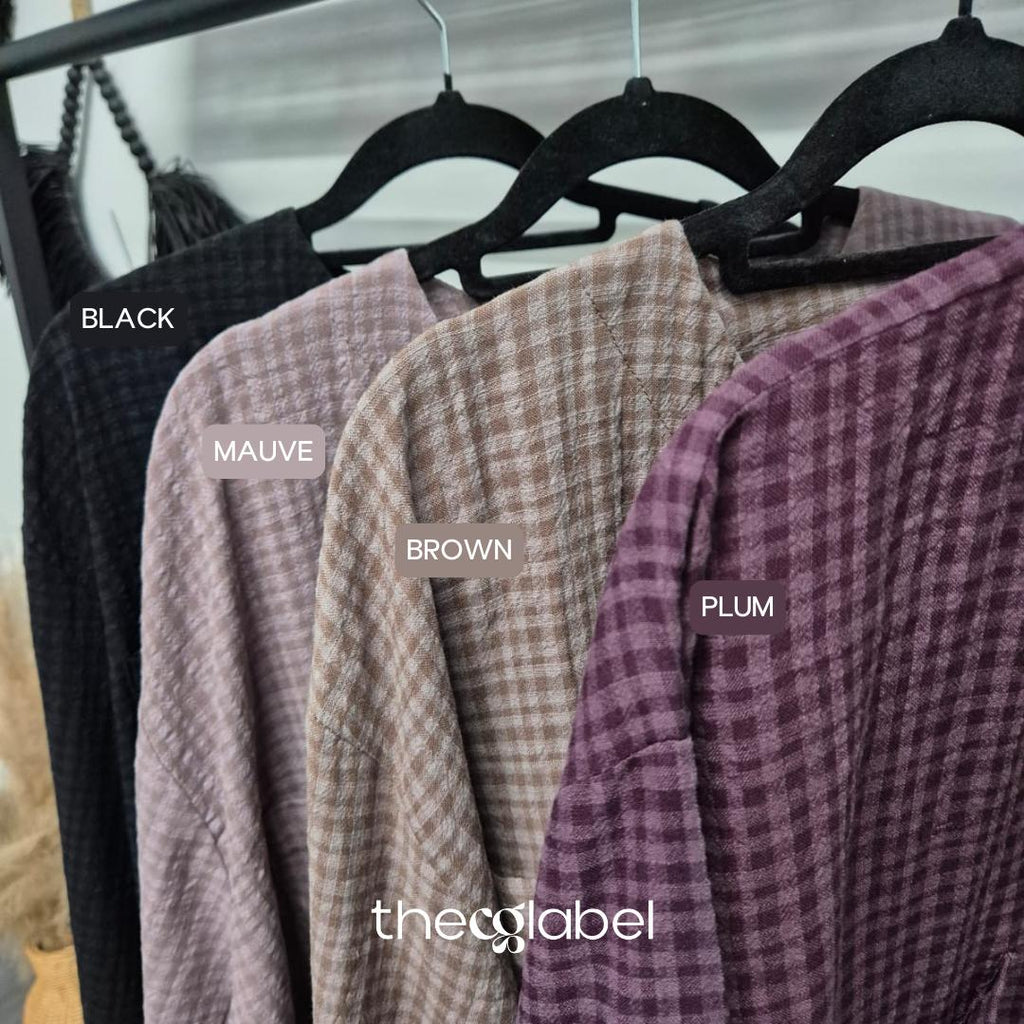 Signature Shirt (CGLABEL - Checkered Linen)