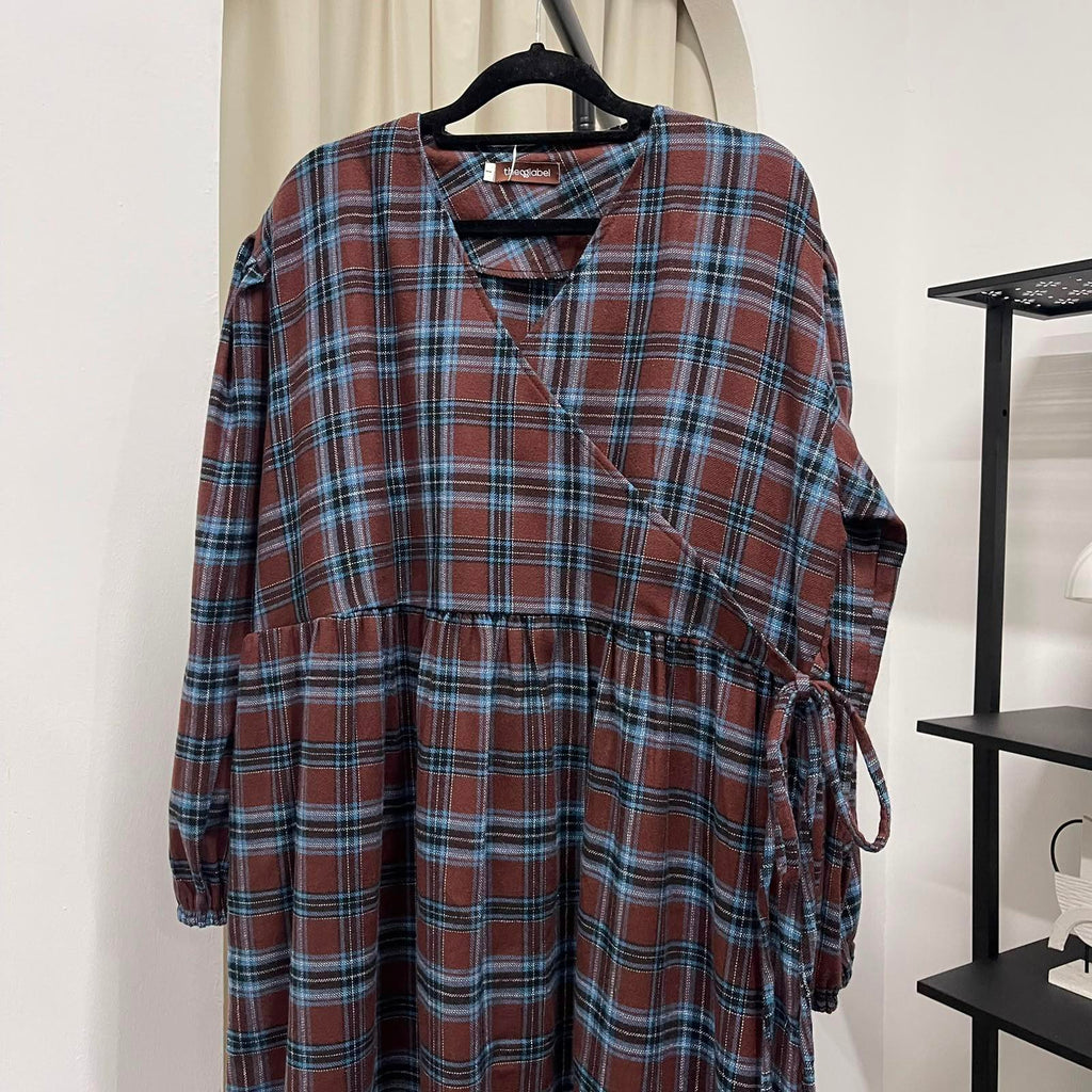 Fuss Free Kimono Dress (CGLABEL - Flannel)