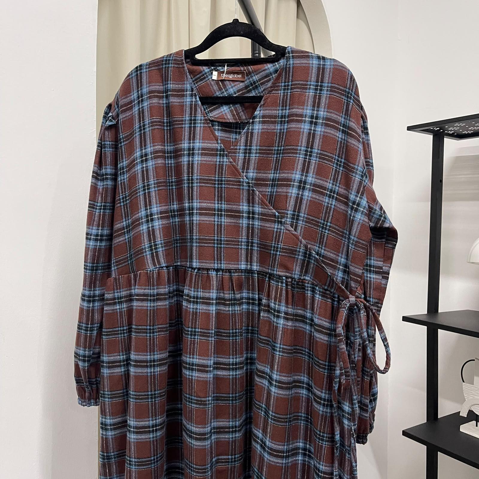 Fuss Free Kimono Dress (CGLABEL - Flannel)