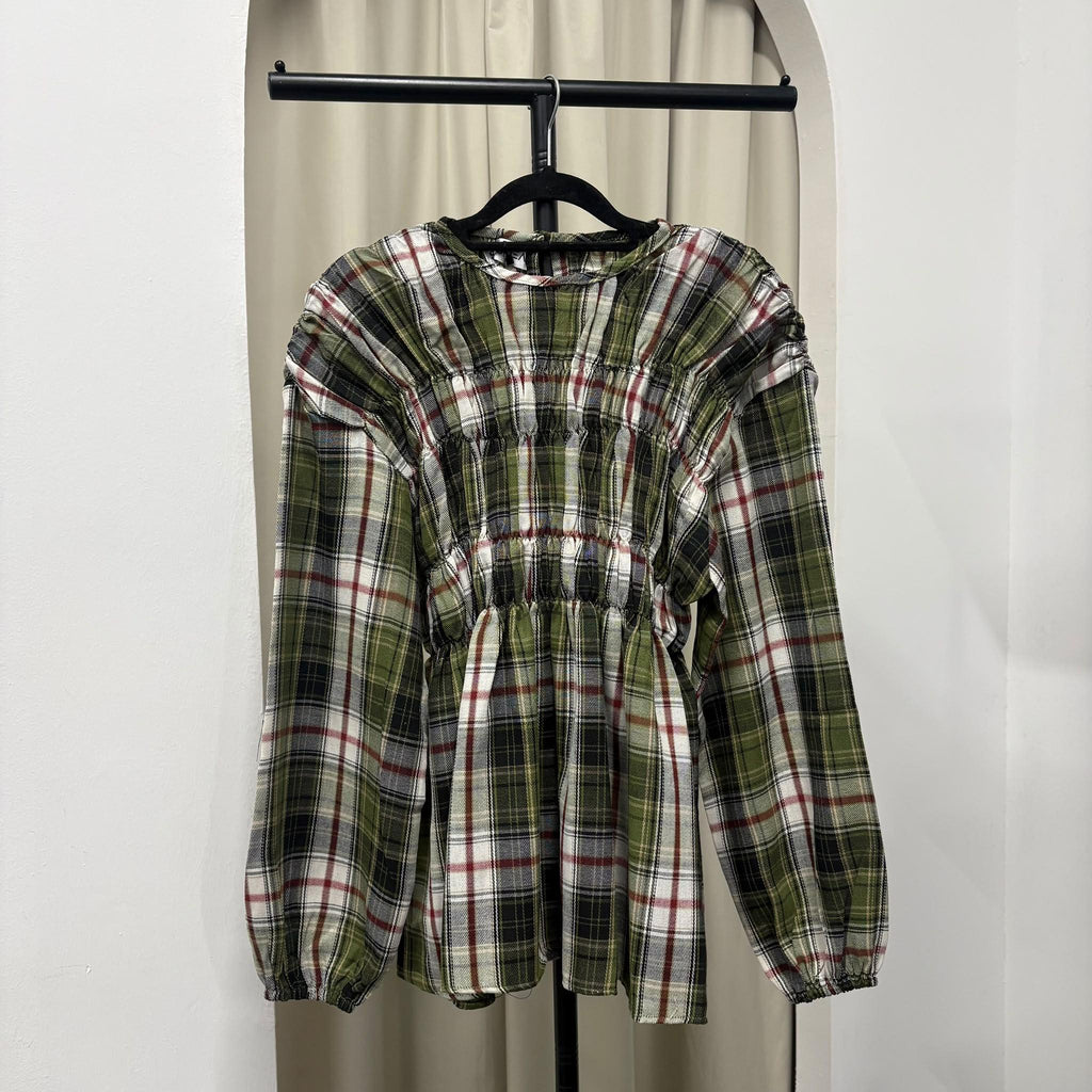 Georgia Scrunched Blouse (CG Curated Series)