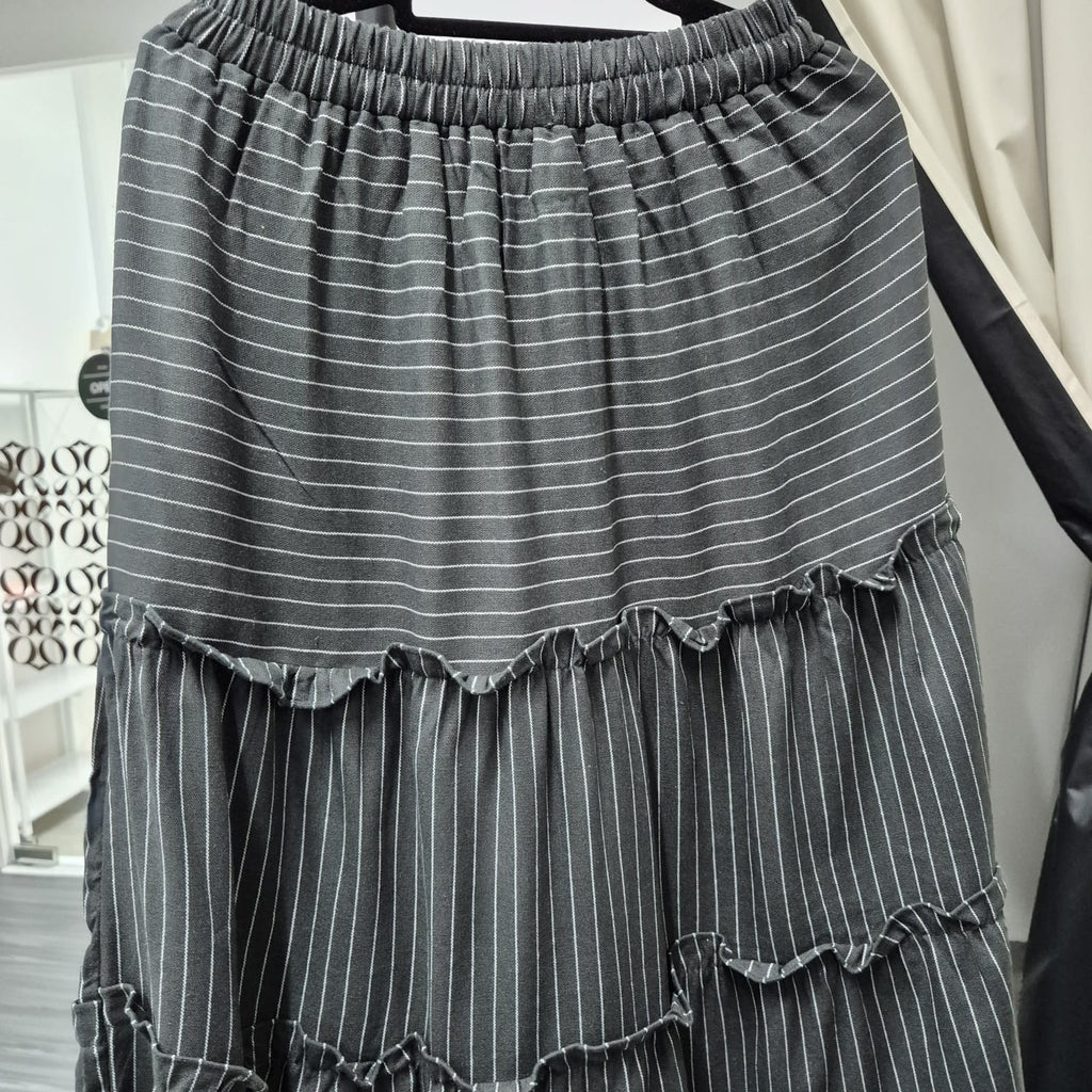 Meera Tiered Skirt (By thecglabel - Coarse Linen)