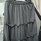 Meera Tiered Skirt (By thecglabel - Coarse Linen)