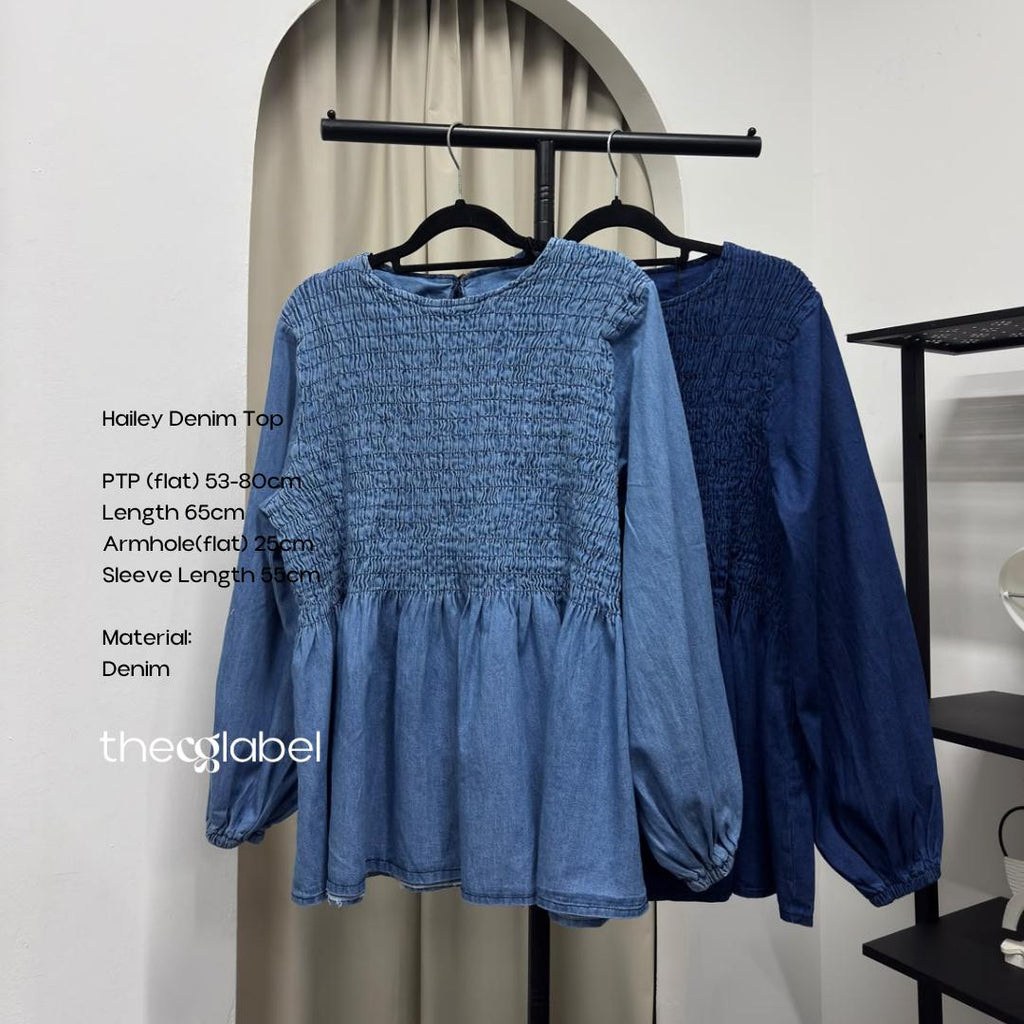 Hailey Denim Top (CG Curated Series)