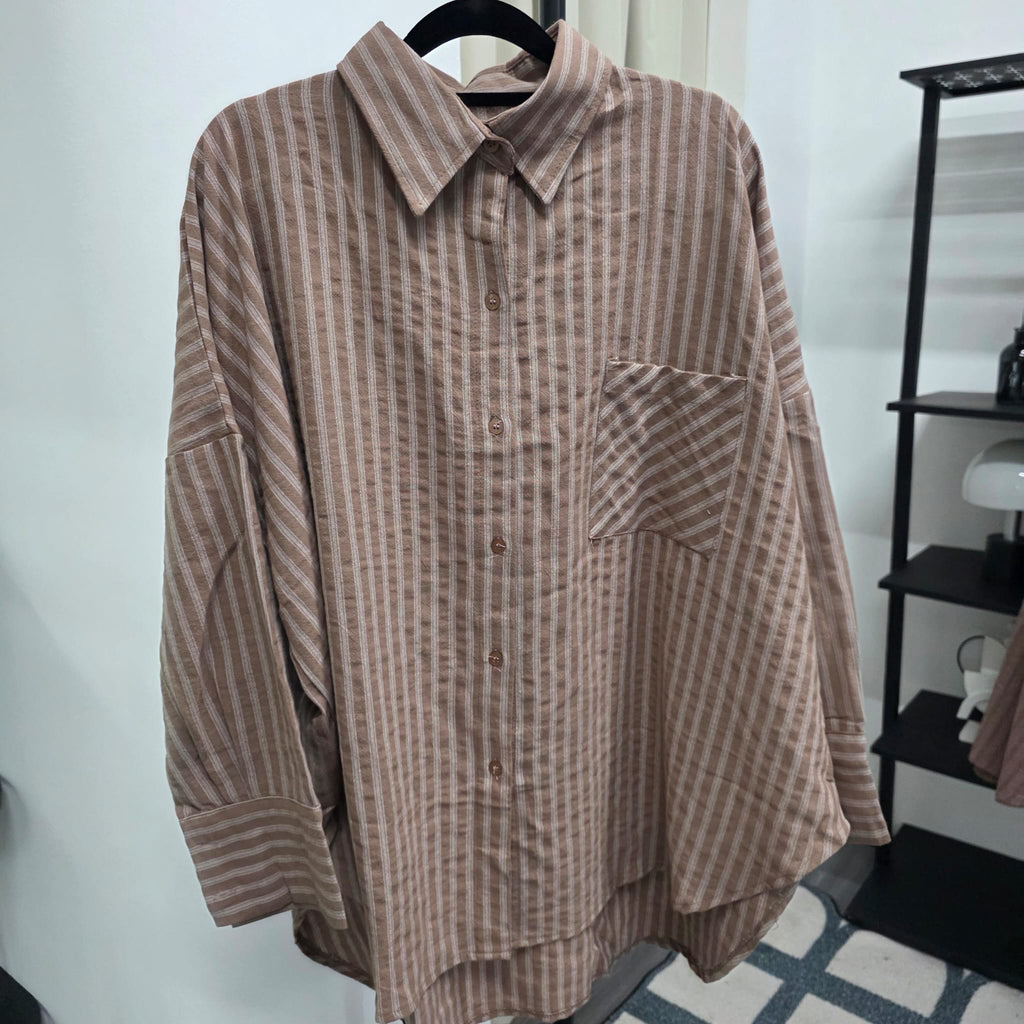Leah Batwing Oversized Shirt (Curated Series)