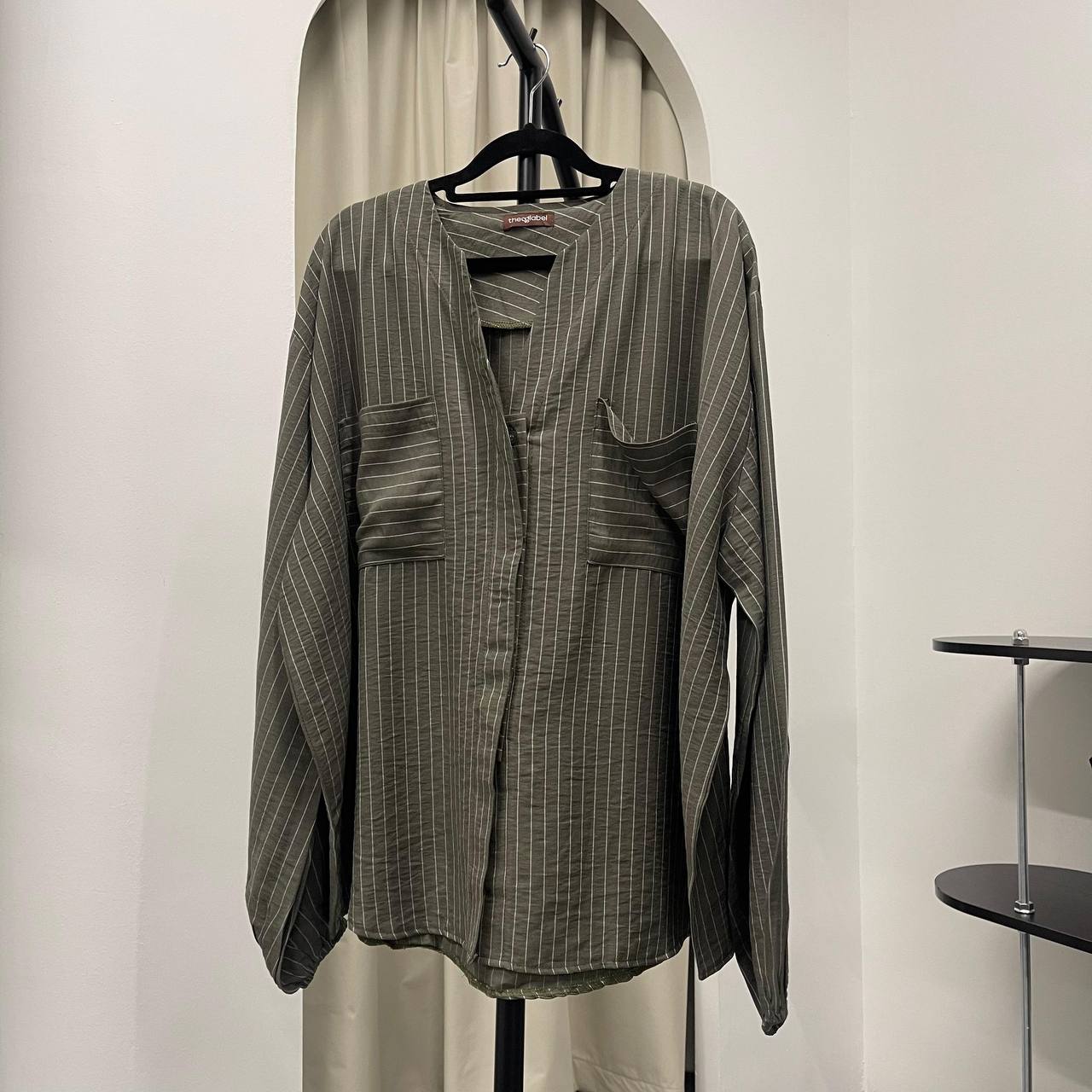 Signature Shirt (by thecglabel - Linen Stripes Woven)