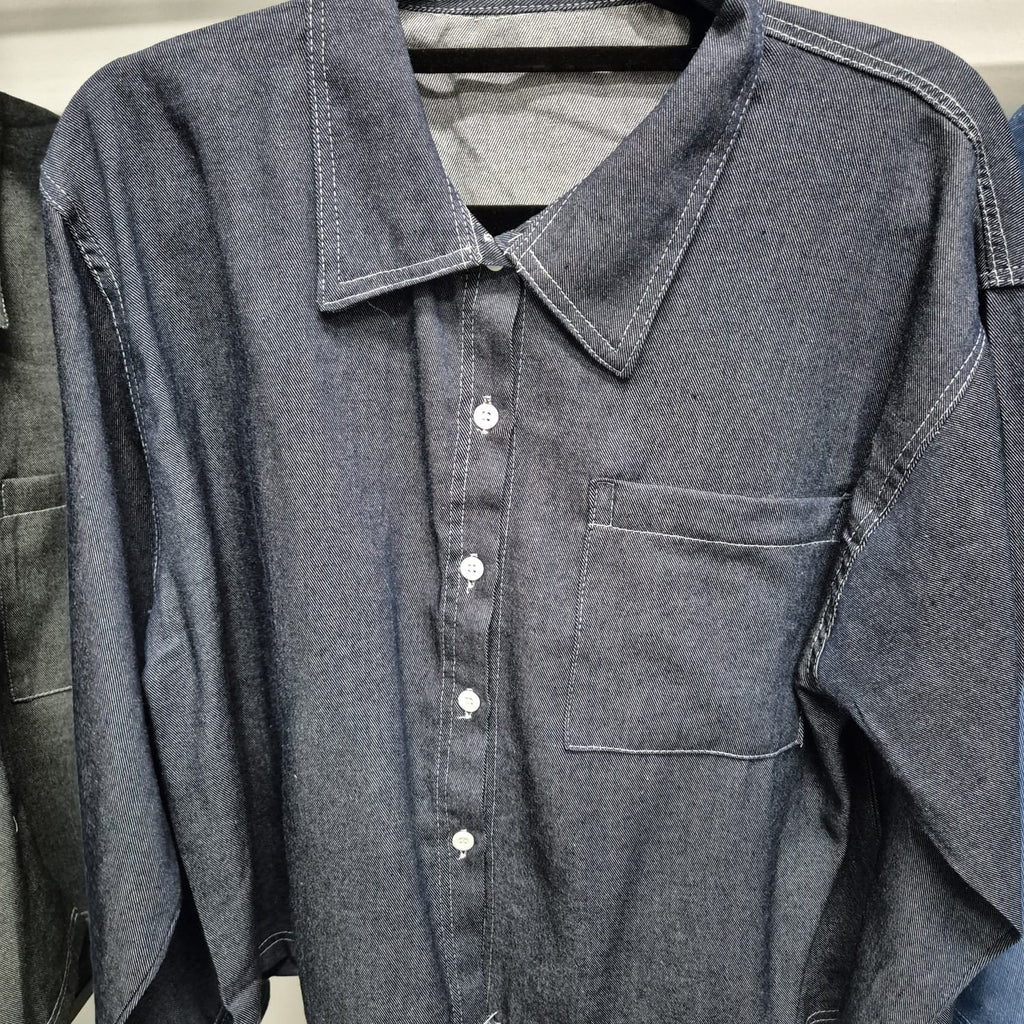 Boxy Denim Top (Curated Series)