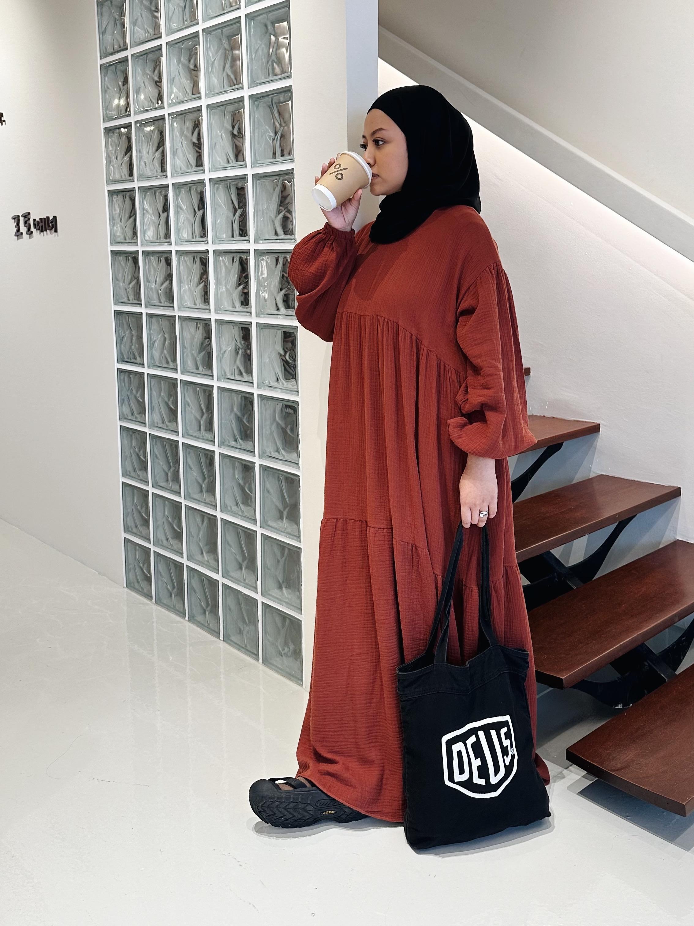 Basic Oversized Maxi Dress (THECGLABEL - Cotton Foam Series)