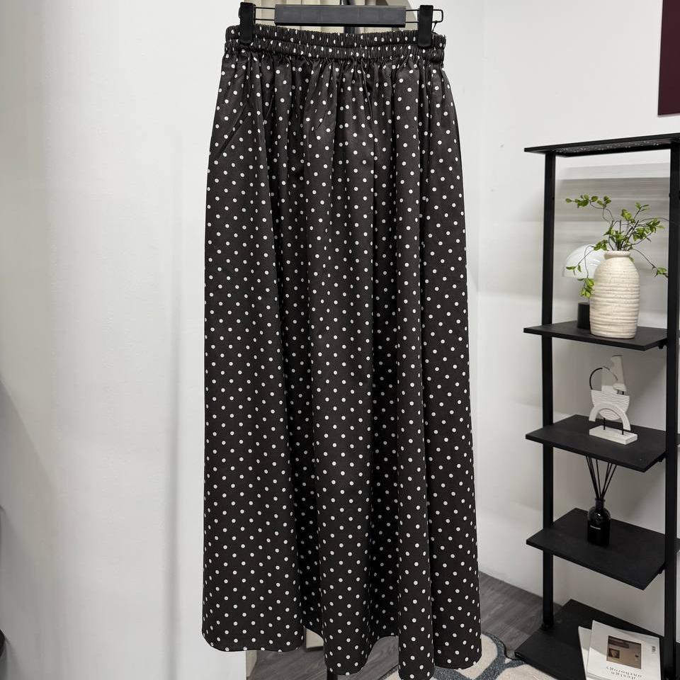 Polka Poplin Skirt (CG Curated Series)
