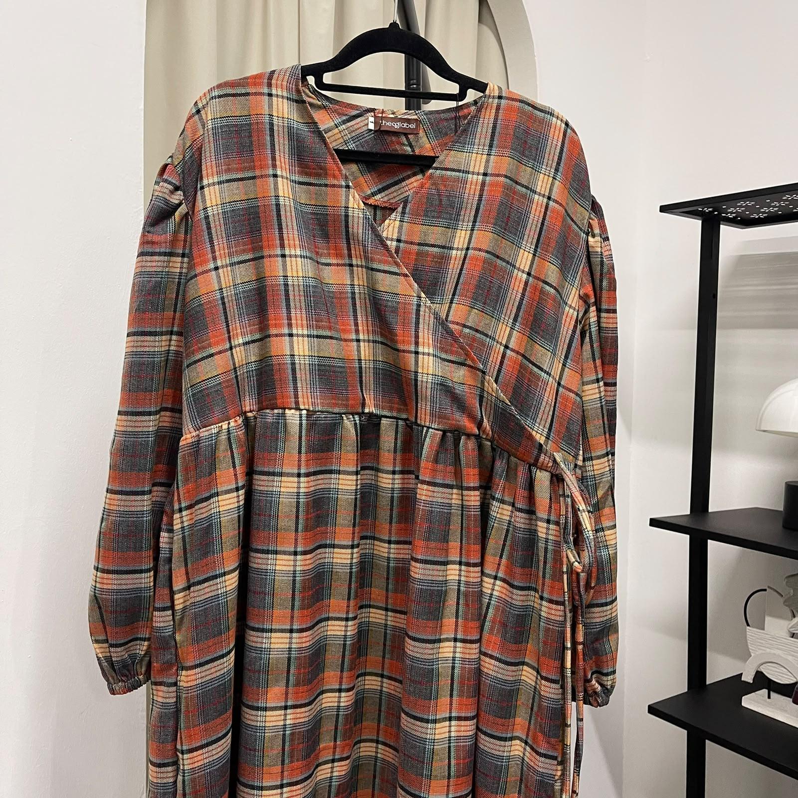 Fuss Free Kimono Dress (CGLABEL - Flannel)
