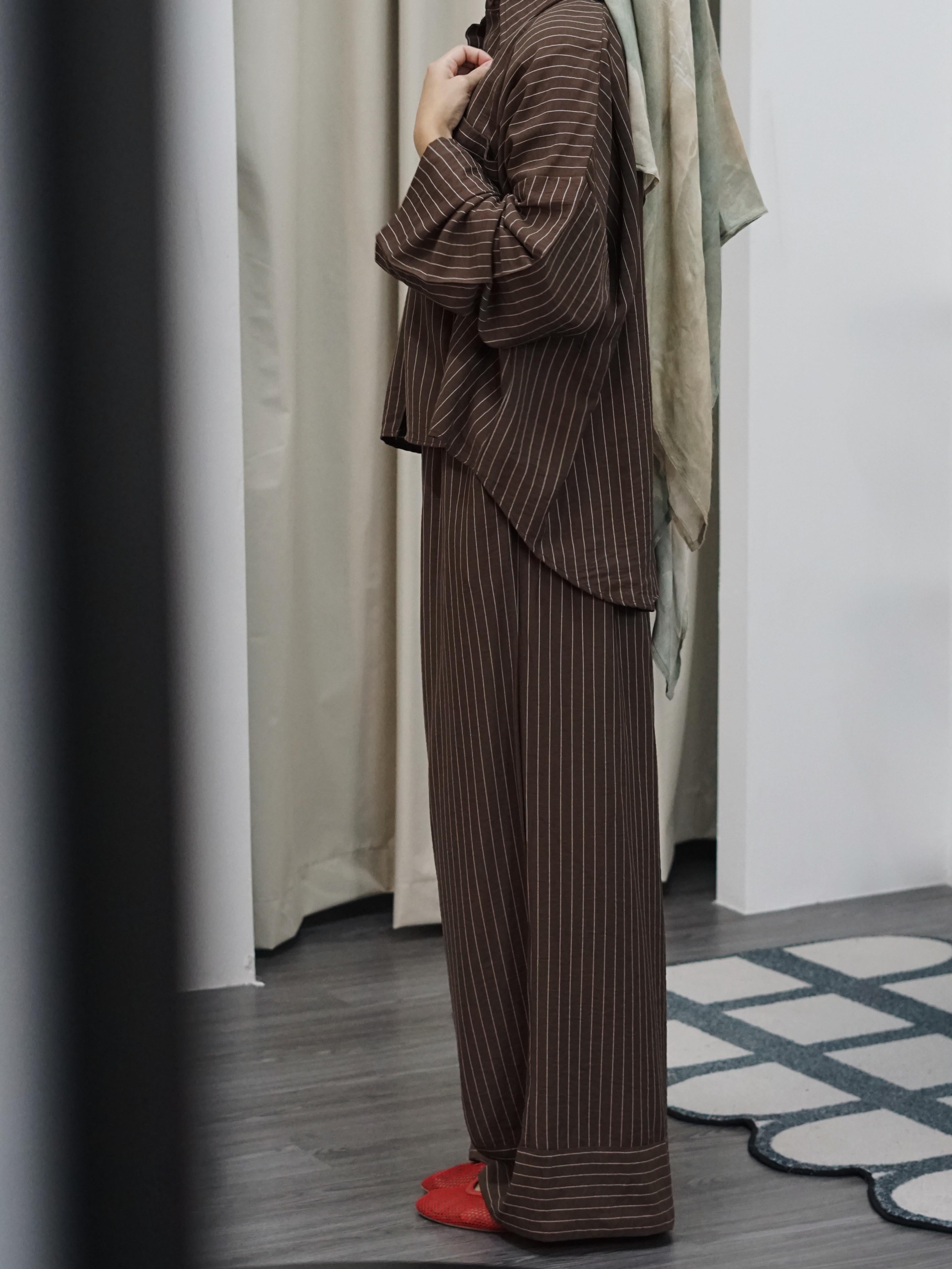 Relax Pants (by thecglabel - Striped Linen Woven Material)