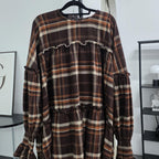 Santorini Ruffles Blouse (by The CGlabel - Flannel series)