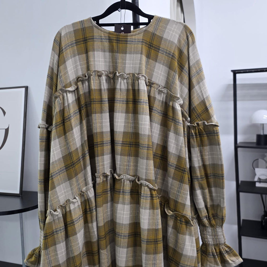 Santorini Ruffles Blouse (by The CGlabel - Flannel series)