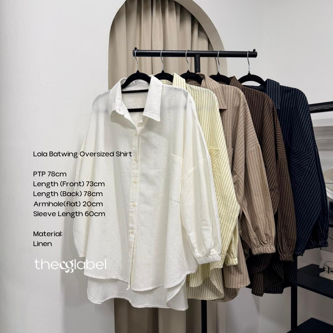 Lola Batwing Oversized Shirt (Curated Series)