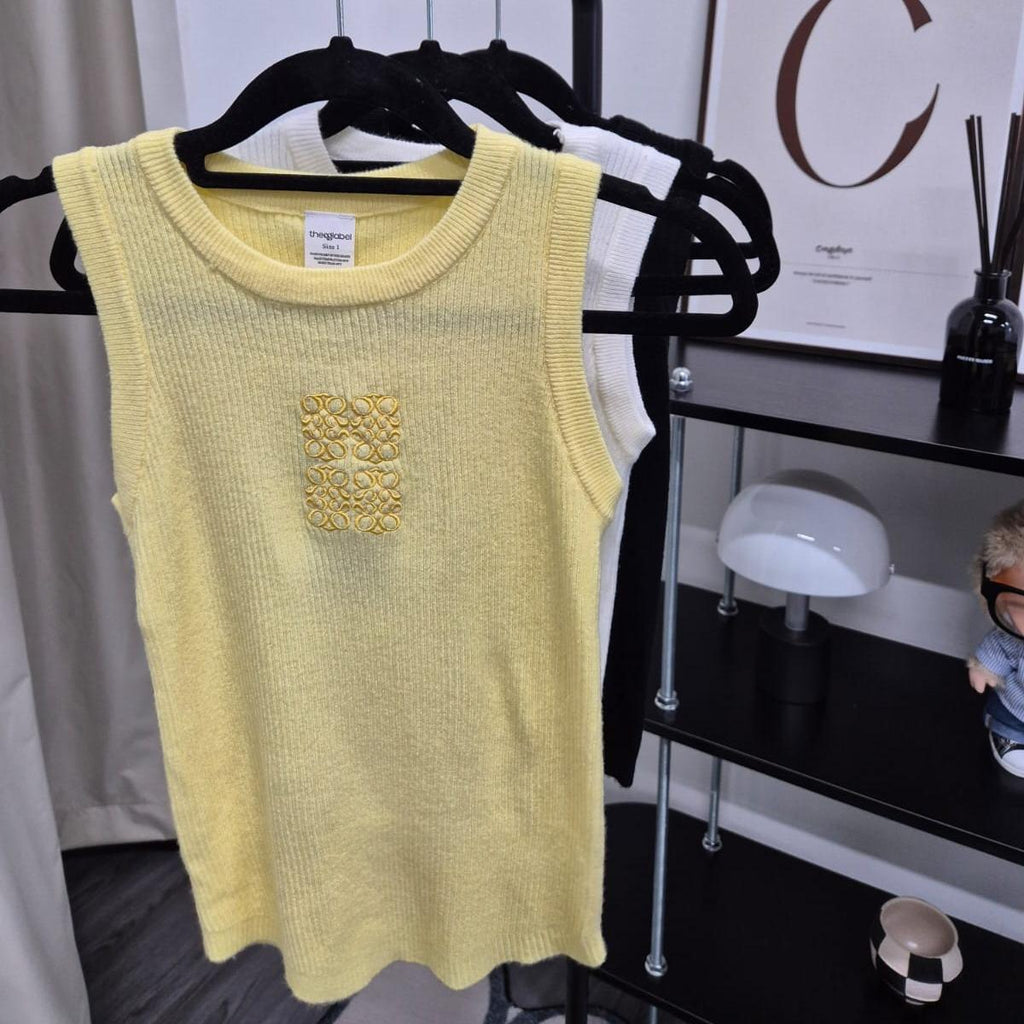 GG Sleeveless Top by thecglabel (Soft Ribbed Material)