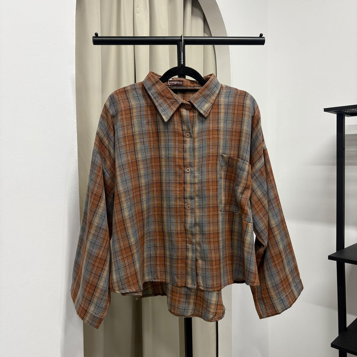 Boxy Shirt (CGLABEL- Flannel)