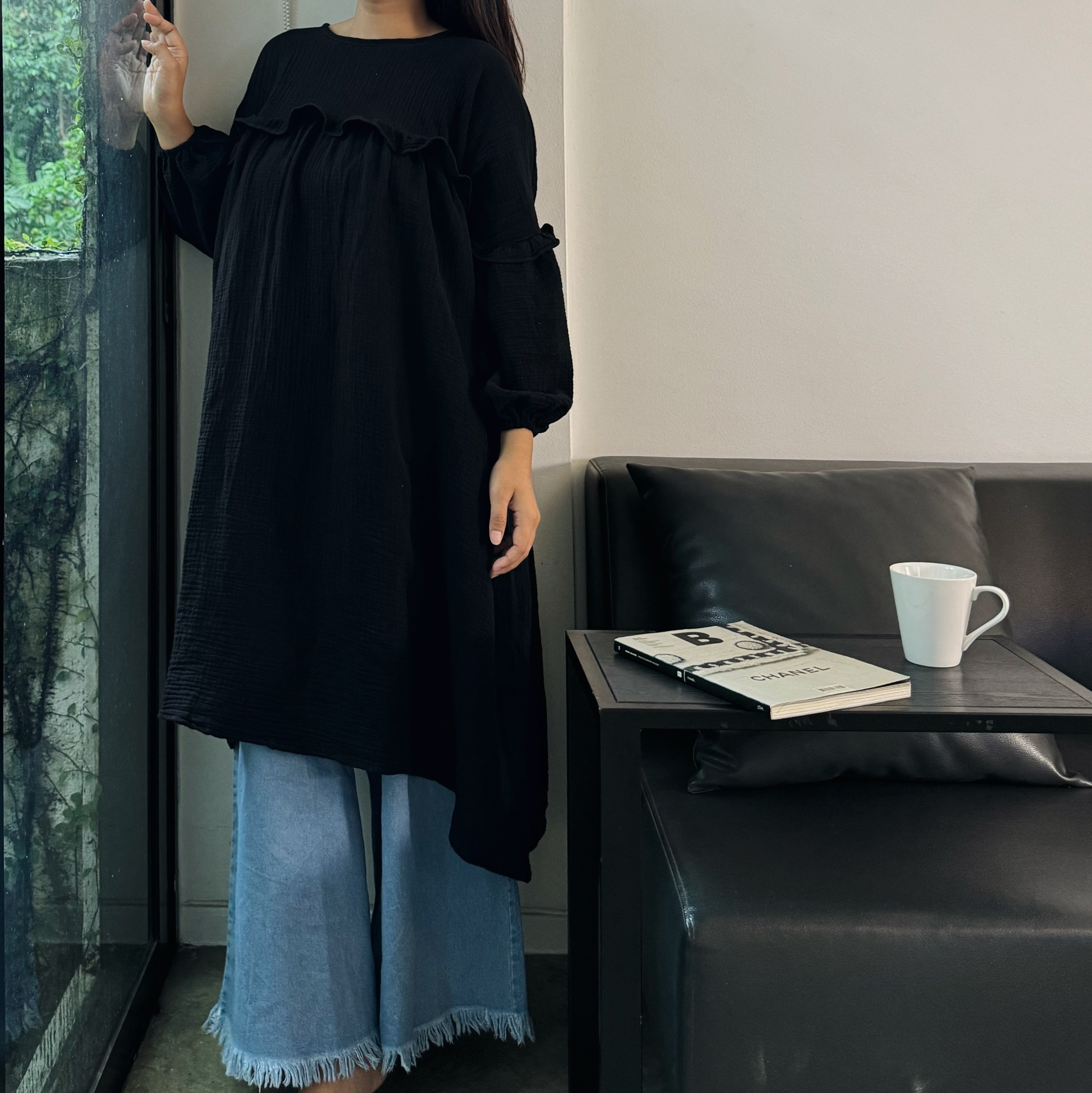 Frill Denim Pants (CG Curated Series)
