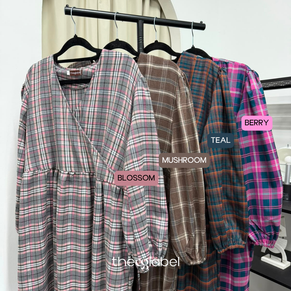 Fuss Free Kimono Dress (CGLABEL - Flannel)