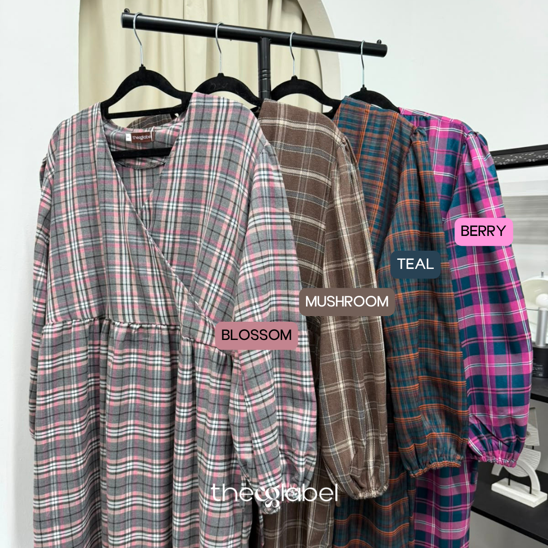 Fuss Free Kimono Dress (CGLABEL - Flannel)