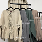 Oversized Ribbon Peplum (CGLABEL - Cotton Foam series)