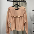 Serina Cropped Blouse (CGLABEL - Cotton Foam)