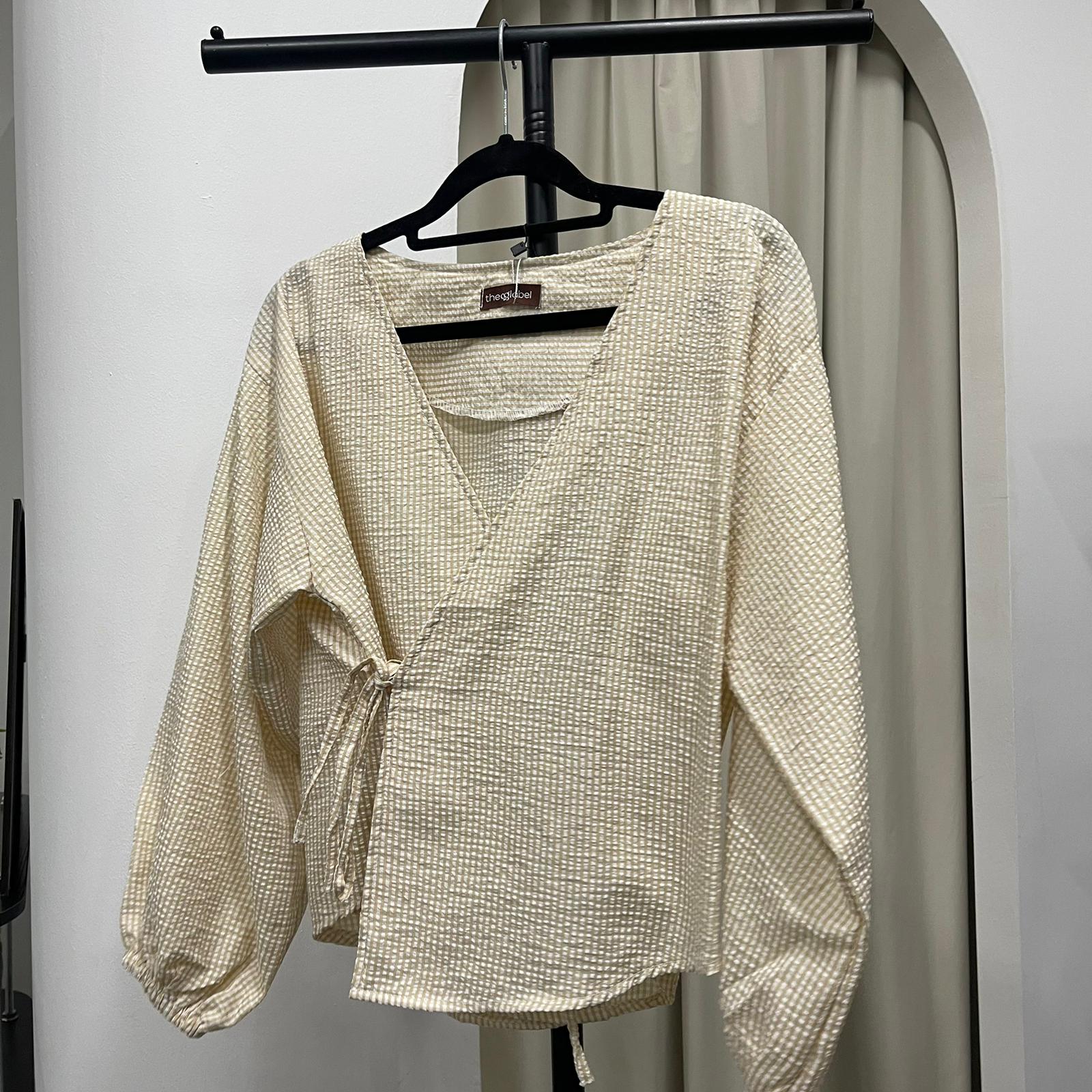 Kimono Blouse (CGLABEL - Seersucker)
