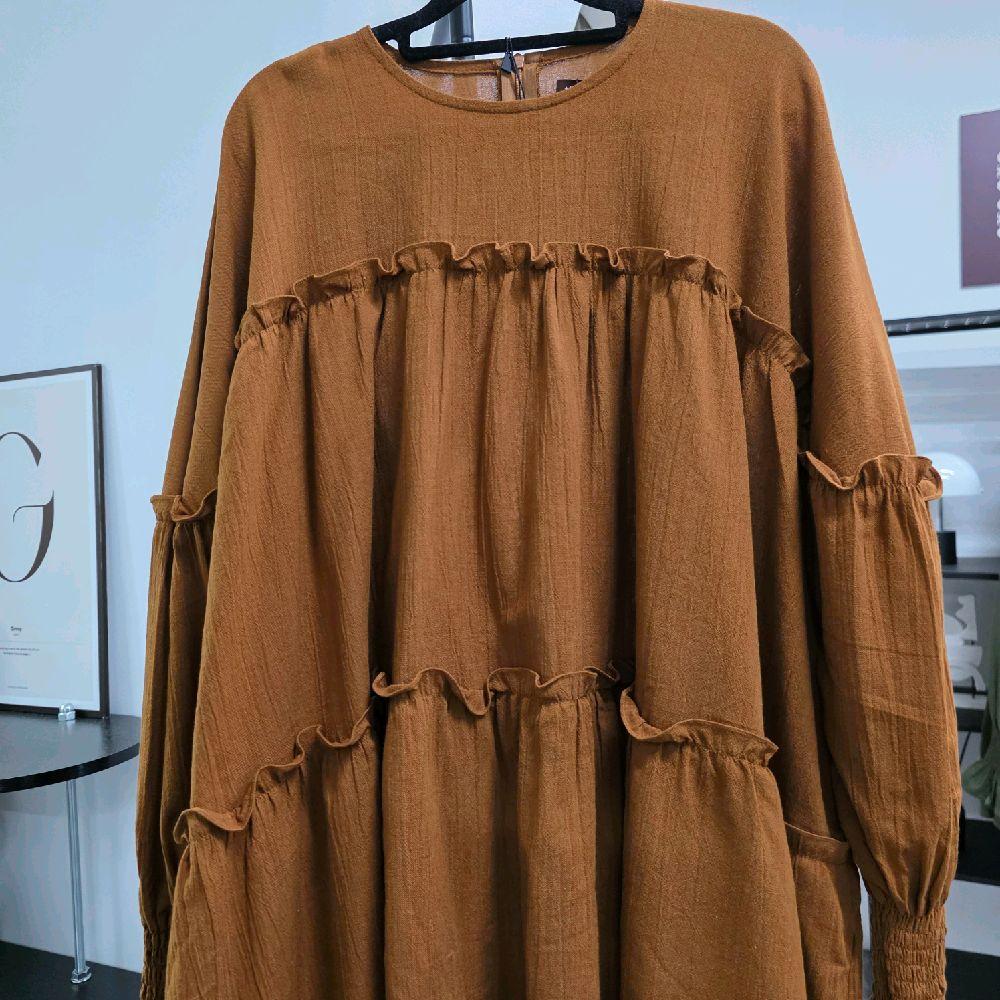 Santorini Ruffle Dress (CGLABEL - Linen Crinkle)