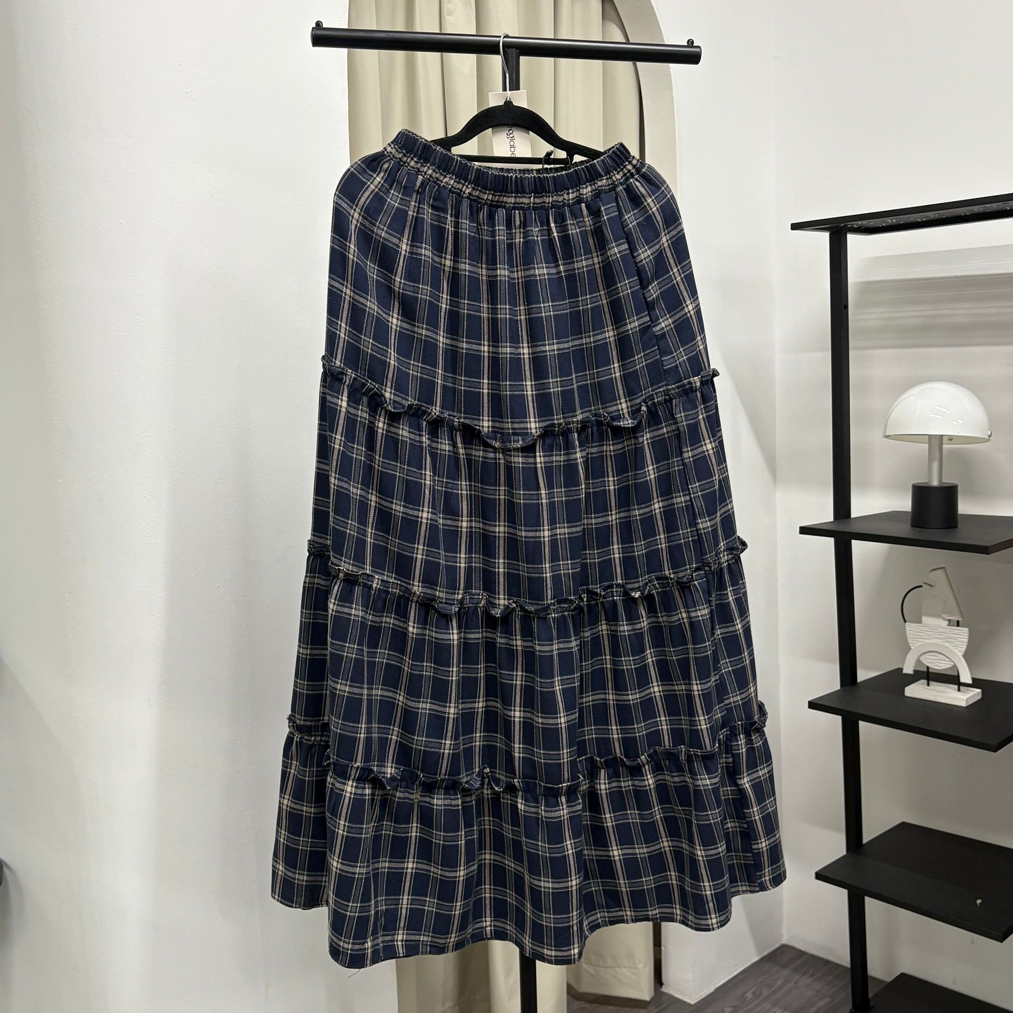 Meera Tiered Skirt (CGLABEL - Flannel)