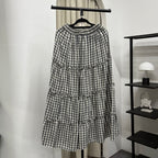 Meera Tiered Skirt (CGLABEL - Flannel)