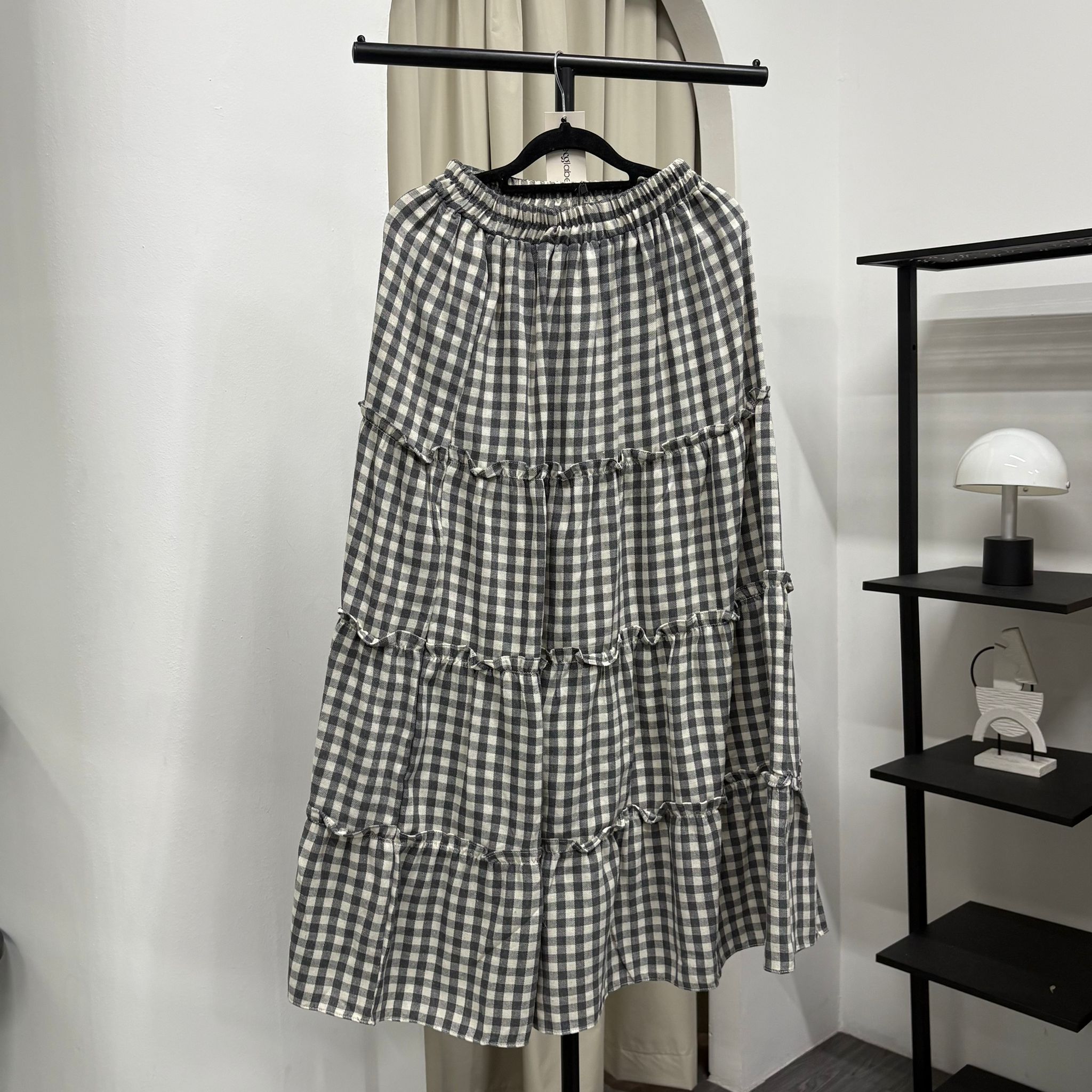 Meera Tiered Skirt (CGLABEL - Flannel)