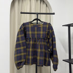 Serina Cropped Blouse (CGLABEL - Flannel)