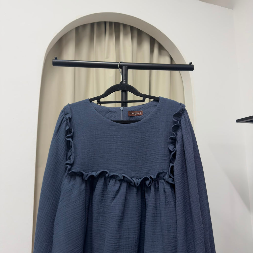Serina Cropped Blouse (CGLABEL - Cotton Foam)