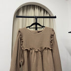 Serina Cropped Blouse (CGLABEL - Cotton Foam)