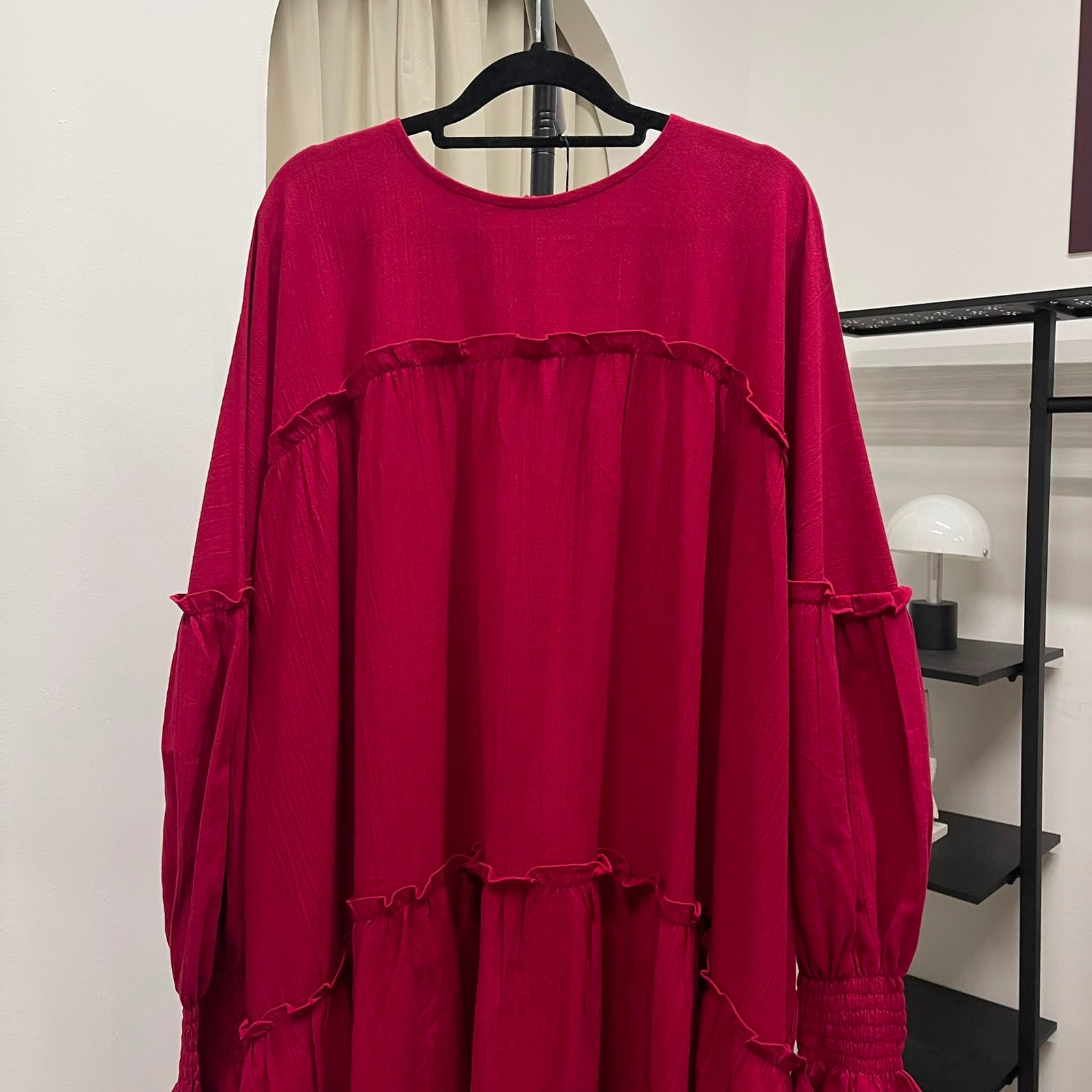 Santorini Ruffle Dress (CGLABEL - Linen Crinkle)