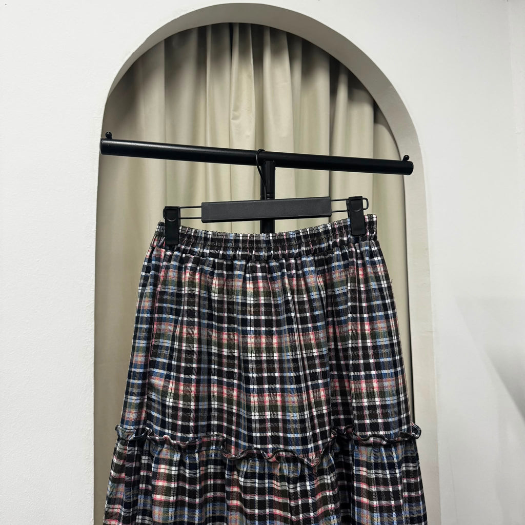 Meera Tiered Skirt (CGLABEL - Flannel)