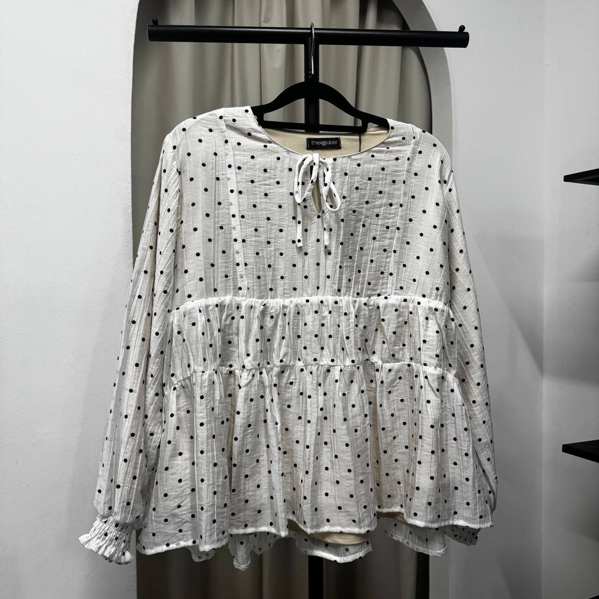 Poppy Polka (CGLABEL - Chiffon Crepe)